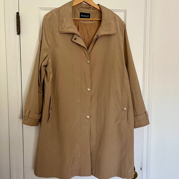 Basler Jackets & Blazers - German Brand Basler Classic Tan Trench Coat | Size Large